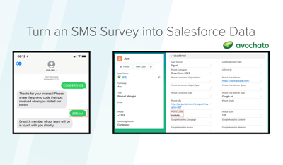 How to Integrate SMS Surveys with salesforce to Collect Information