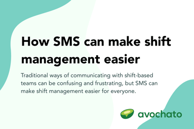 Text messaging for shift management